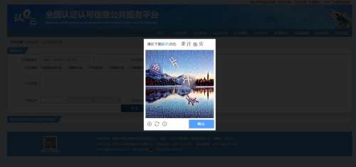 页面弹出验证码