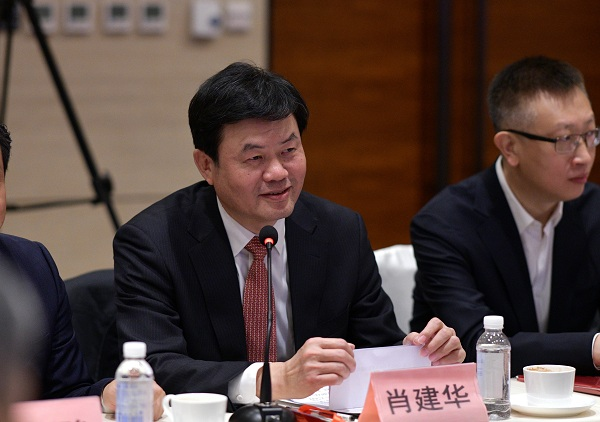 CNAS秘书长肖建华致辞。